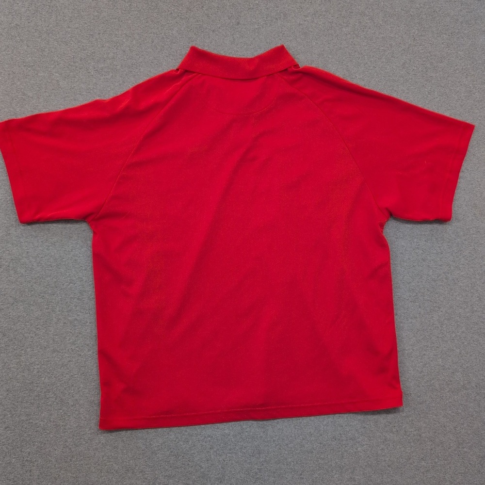 Ohio State‎ Buckeyes NCAA Red Short Sleeve Polo Shirt Men's XL - Picture 4 of 4